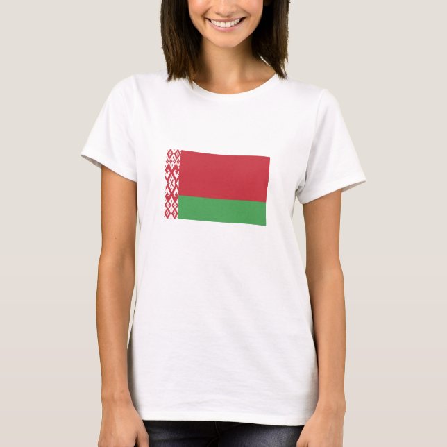 Camiseta Bandeira Bielorrussa Patriótica (Frente)