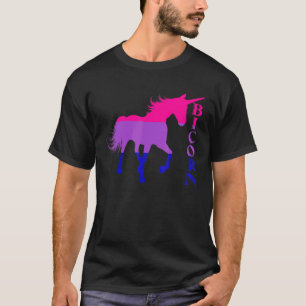 Camiseta Bandeira Bissexual Bicórnio Unicórnio Lgbtq Consci
