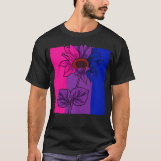 Camiseta Bandeira Bissexual do Girassol Lgbt-Q Animal Fofo