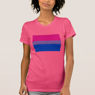 CAMISETA BANDEIRA BISSEXUAL OFICIAL DO ORGULHO