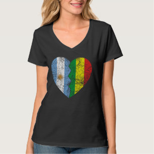 Camiseta Bandeira boliviana argentina Coração da Argentina