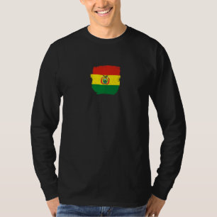 Camiseta Bandeira boliviana orgulhosa da Bolívia