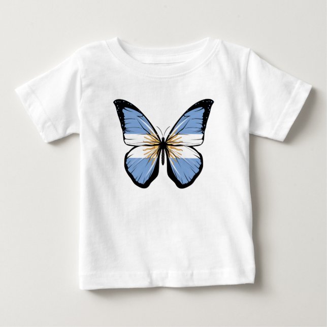 Camiseta Bandeira Borboleta Argentina (Frente)