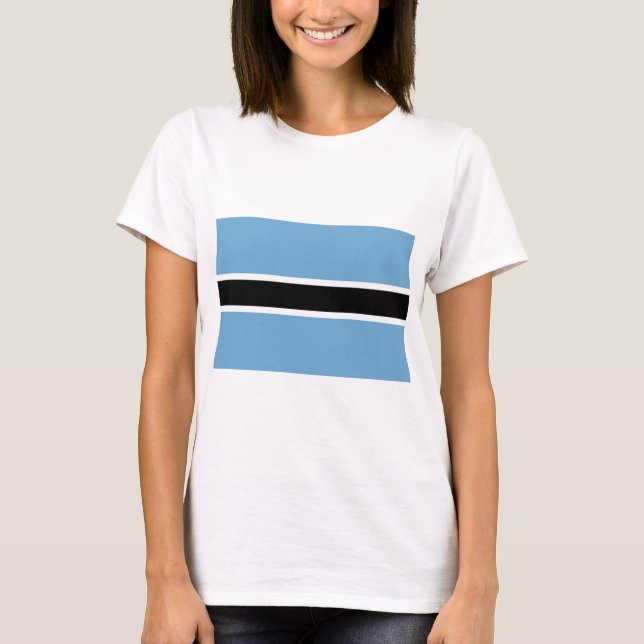 Camiseta Bandeira Botsuana (Botsuana) (Frente)