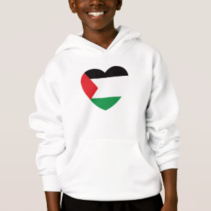 Camiseta bandeira branca palestina design gráfico cardíaco