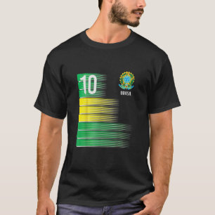 Camiseta Bandeira Brasil Número 10