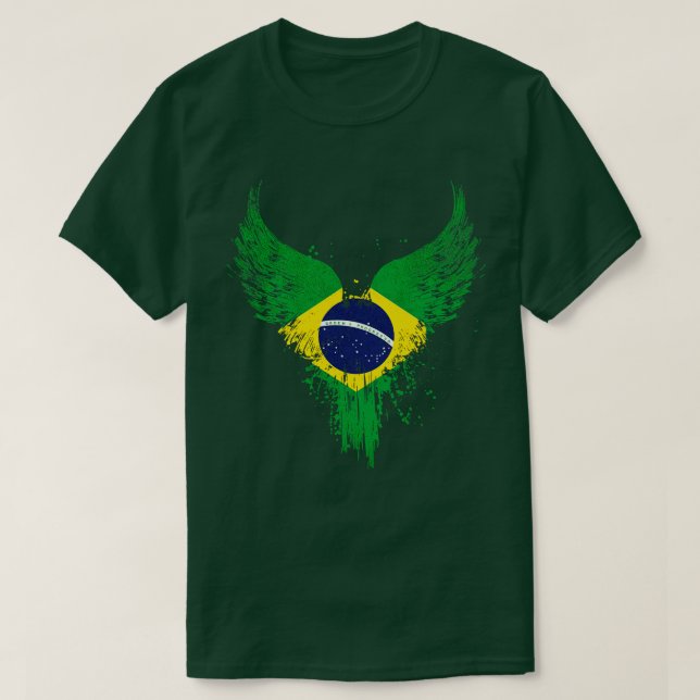 Camiseta Bandeira brasileira (Frente do Design)