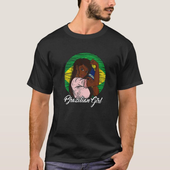 Camiseta Bandeira brasileira 2 (Frente)