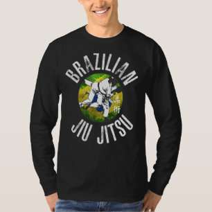 Camiseta Bandeira brasileira BJJ Jiu Jitsu, presente para o