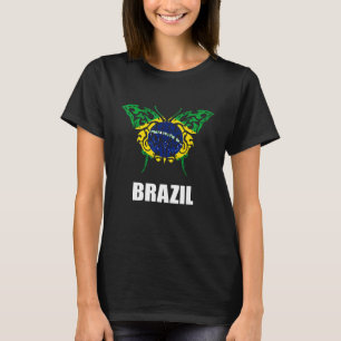 Camiseta Bandeira Brasileira Brasileira Brasileira