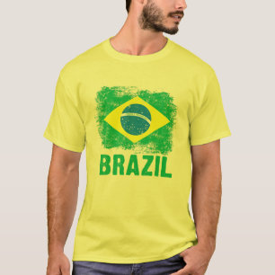 Camiseta Bandeira Brasileira de Futebol do Brasil