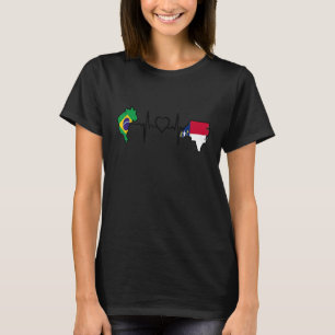 Camiseta Bandeira Brasileira do Pulso da Carolina do Norte