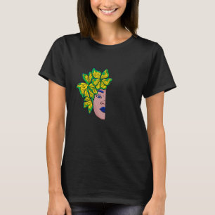 Camiseta Bandeira brasileira meia face borboleta brasileira