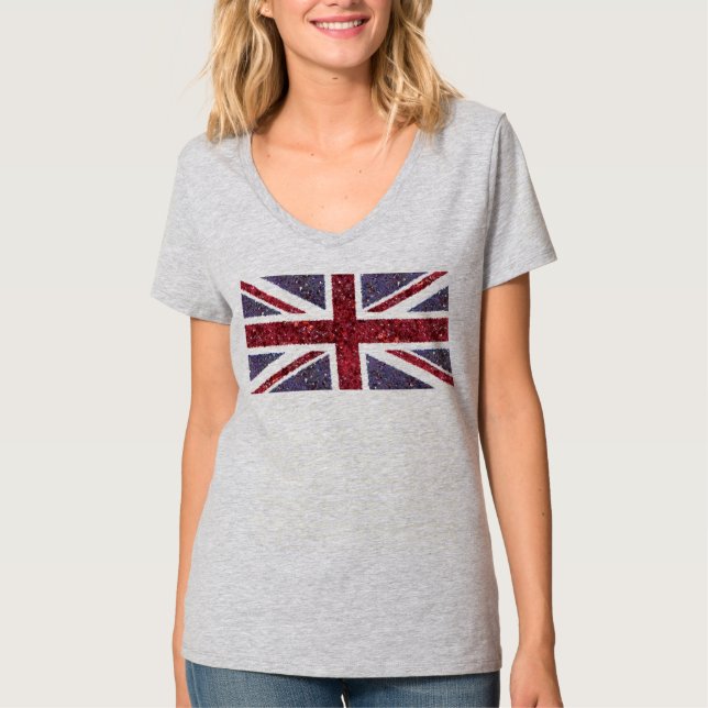 Camiseta Bandeira britânica (Frente)