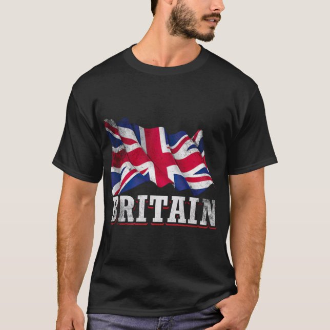Camiseta Bandeira Britânica excelente (Frente)