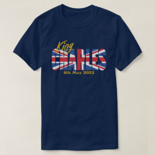 Camiseta Bandeira Britânica Rei Charles