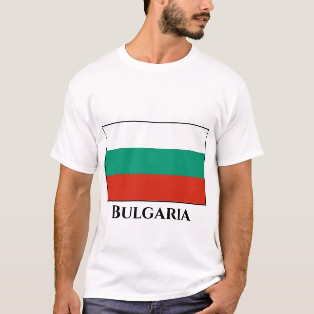 Camiseta Bandeira Bulgária (Frente)