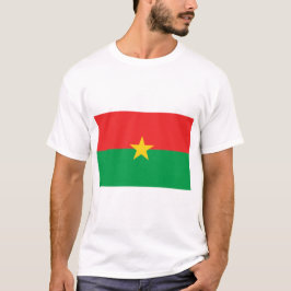 Camiseta Bandeira Burkina Faso