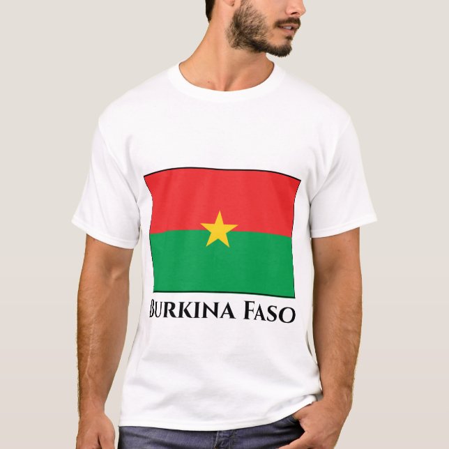 Camiseta Bandeira Burkina Faso (Frente)