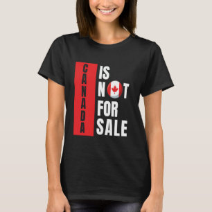Camiseta Bandeira Canadá independente EUA Não À Venda Orgul
