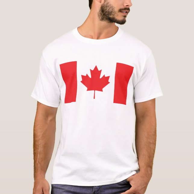 Camiseta Bandeira canadense (Frente)