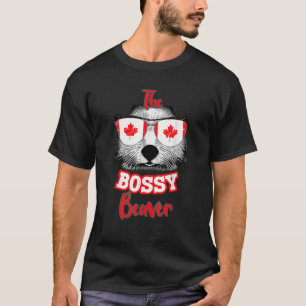 Camiseta Bandeira canadense 1rua de julho O castor-chefe do
