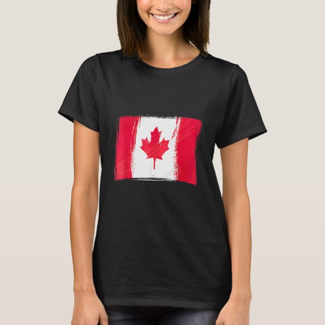 Camiseta Bandeira Canadense Bandeira Canadá   Canadá   (Frente)
