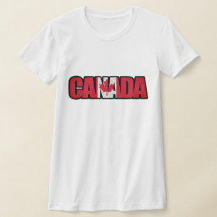 Camiseta Bandeira Canadense Em "Canadá"