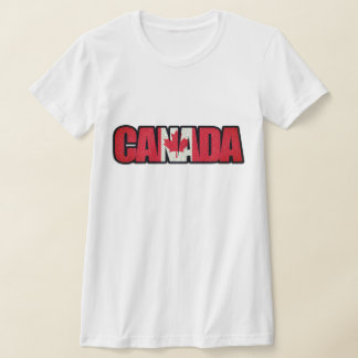 Camiseta Bandeira Canadense Em "Canadá"
