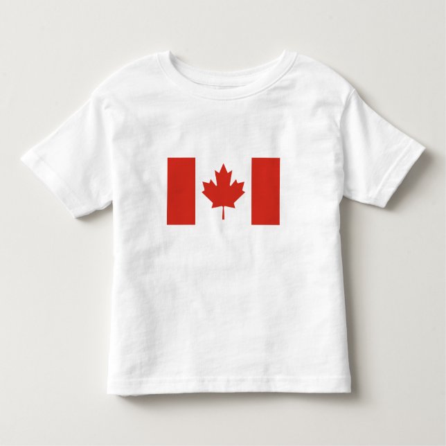 Camiseta Bandeira Canadense Patriótica (Frente)