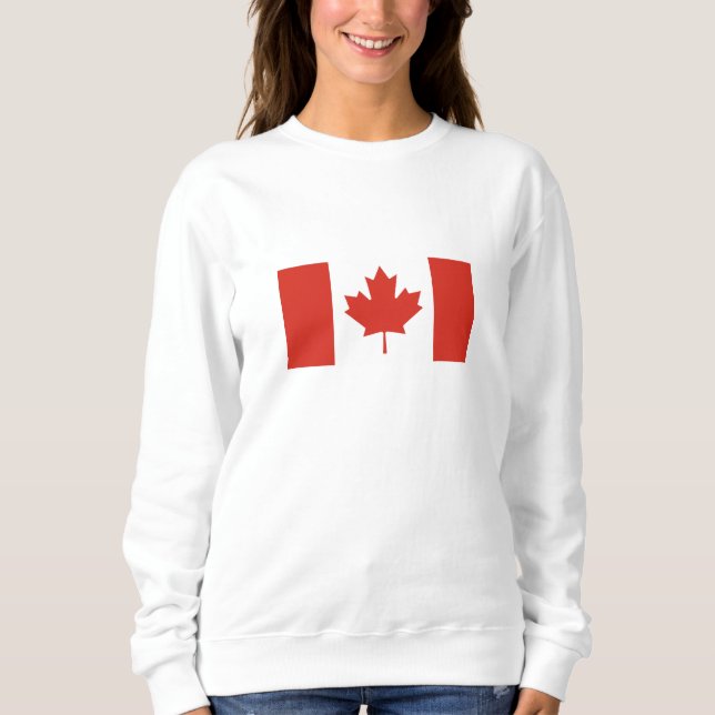 Camiseta Bandeira Canadense Patriótica (Frente)