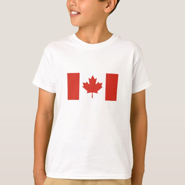 Camiseta Bandeira Canadense Patriótica (Frente)