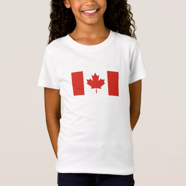 Camiseta Bandeira Canadense Patriótica (Frente)