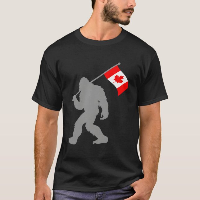 Camiseta Bandeira Canadiana No Canadá (Frente)
