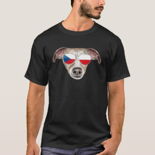 Camiseta Bandeira Checa Cachorro Cachorro Checo