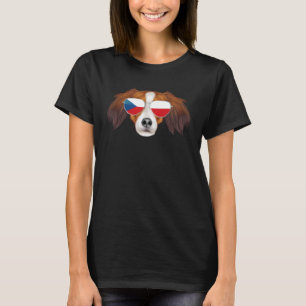 Camiseta Bandeira Checa Nederlandse Kooikerhondje República
