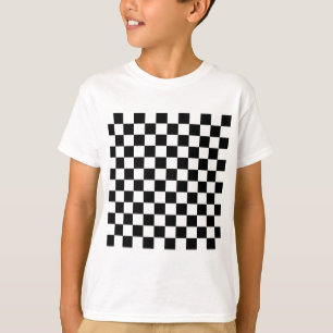 Camiseta Bandeira Checkered que compete o conselho de