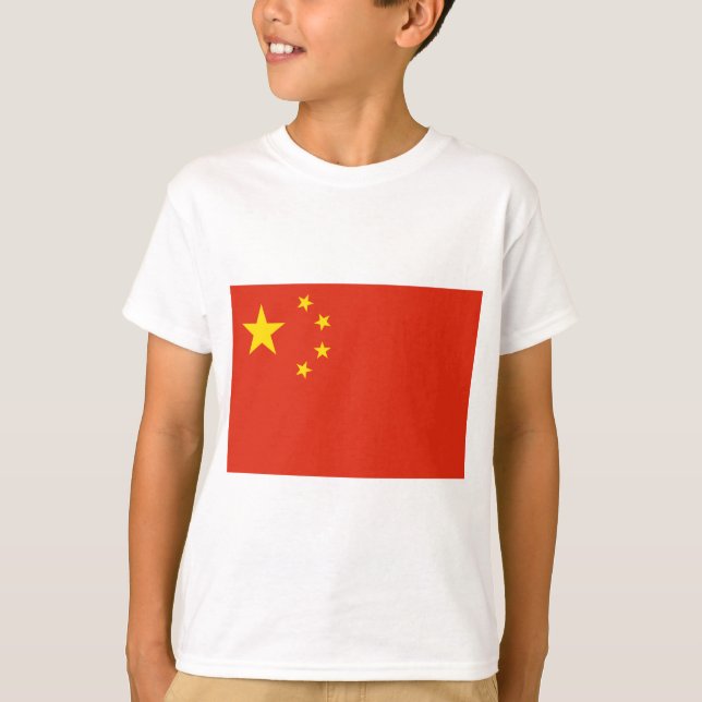 Camiseta Bandeira Chinesa (China) (Frente)