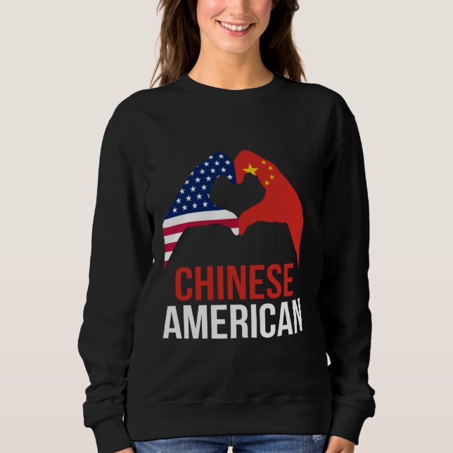 Camiseta Bandeira chinesa dos EUA (Frente)