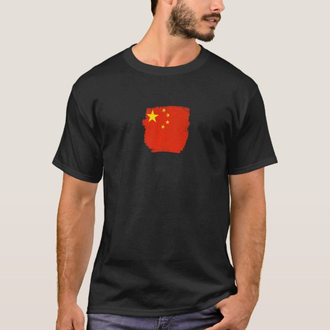 Camiseta Bandeira Chinesa Orgulhosa (Frente)