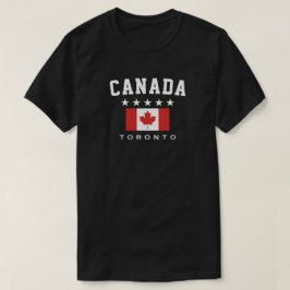 Camiseta Bandeira Cinco Estrelas Canadá Toronto