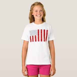 Camiseta Bandeira Civil dos EUA em tempo de paz