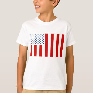 Camiseta Bandeira Civil dos EUA em tempo de paz