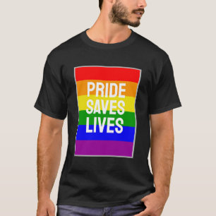 Camiseta Bandeira Clássica do Orgulho Gay Orgulho salva Vid