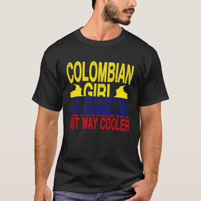 Camiseta Bandeira Colombiana (Frente)