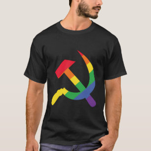 Camiseta Bandeira Comunista Da União Soviética Hammer E Doe