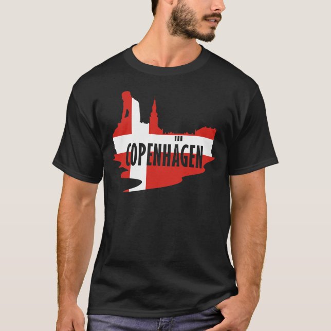 Camiseta Bandeira Copenhaga (Frente)