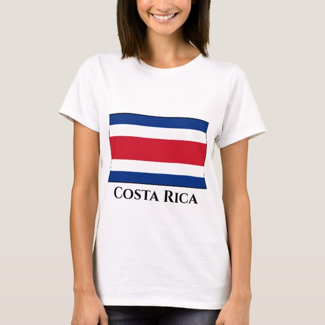 Camiseta Bandeira Costa Rica (Frente)