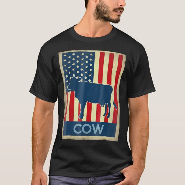 Camiseta Bandeira Cow Us (Frente)