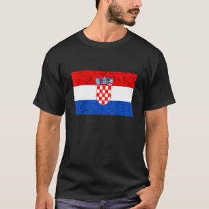 Camiseta Bandeira croata Orgulho croata Hrvatska Croa